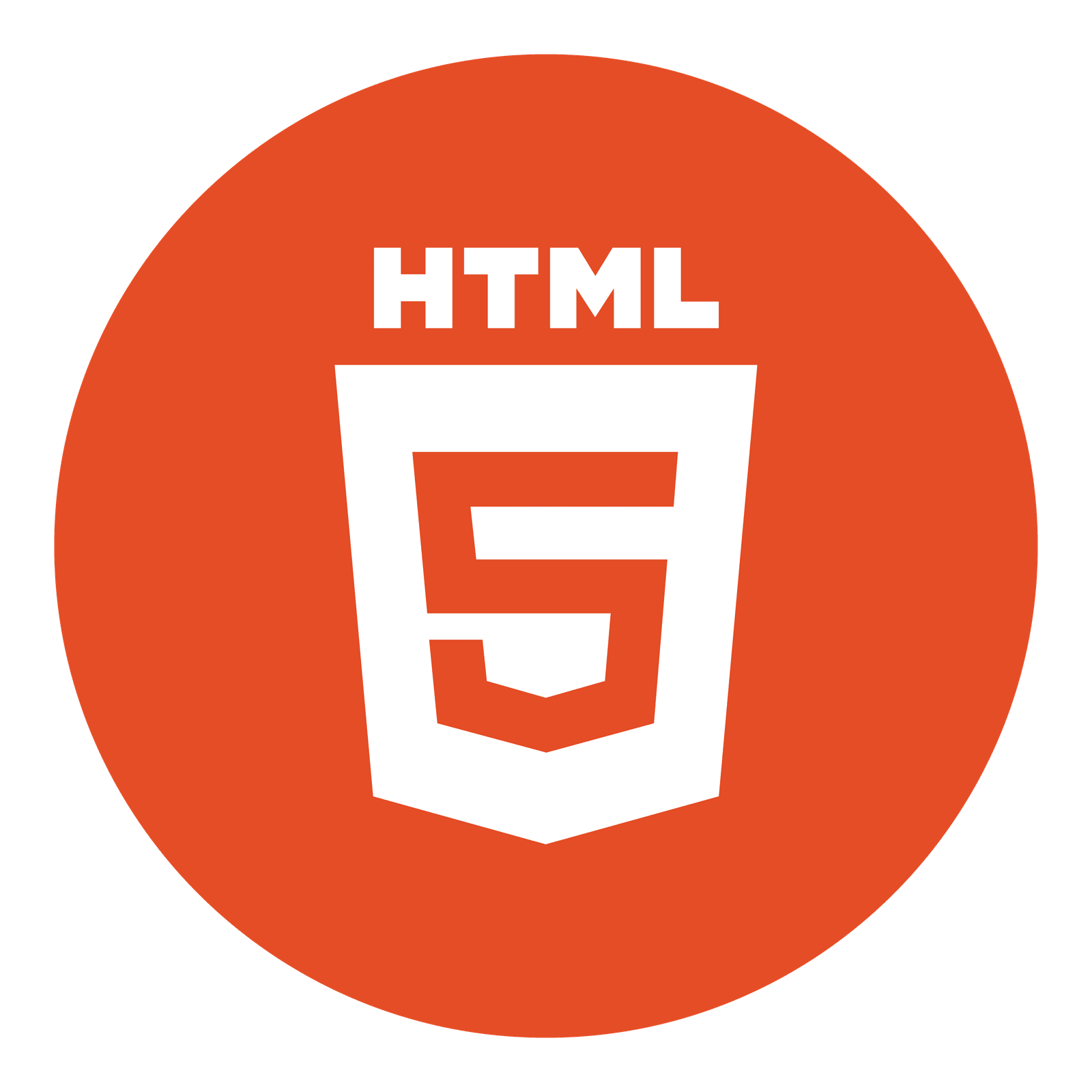 Símbolo de HTML y CSS
